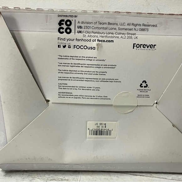 Mississippi State BULLDOGS NCAA Football Helmet Bank  FOCO NEW IN BOX - Picture 4 of 5